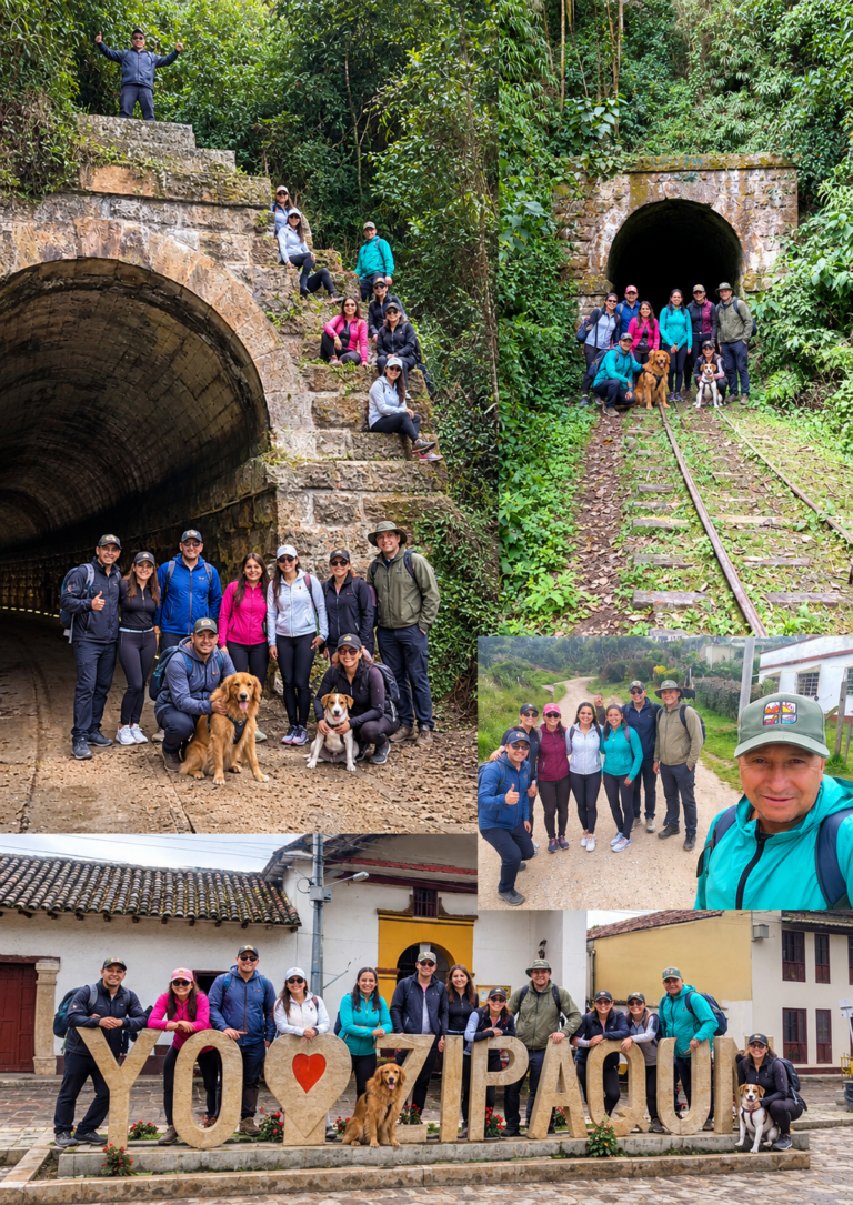 Collage de Zipacón Vía Férrea(1)